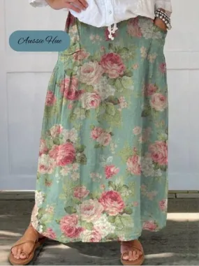 Floral Maxi Skirt