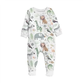 FOOTY ROMPER - AFRICAN PLAINS