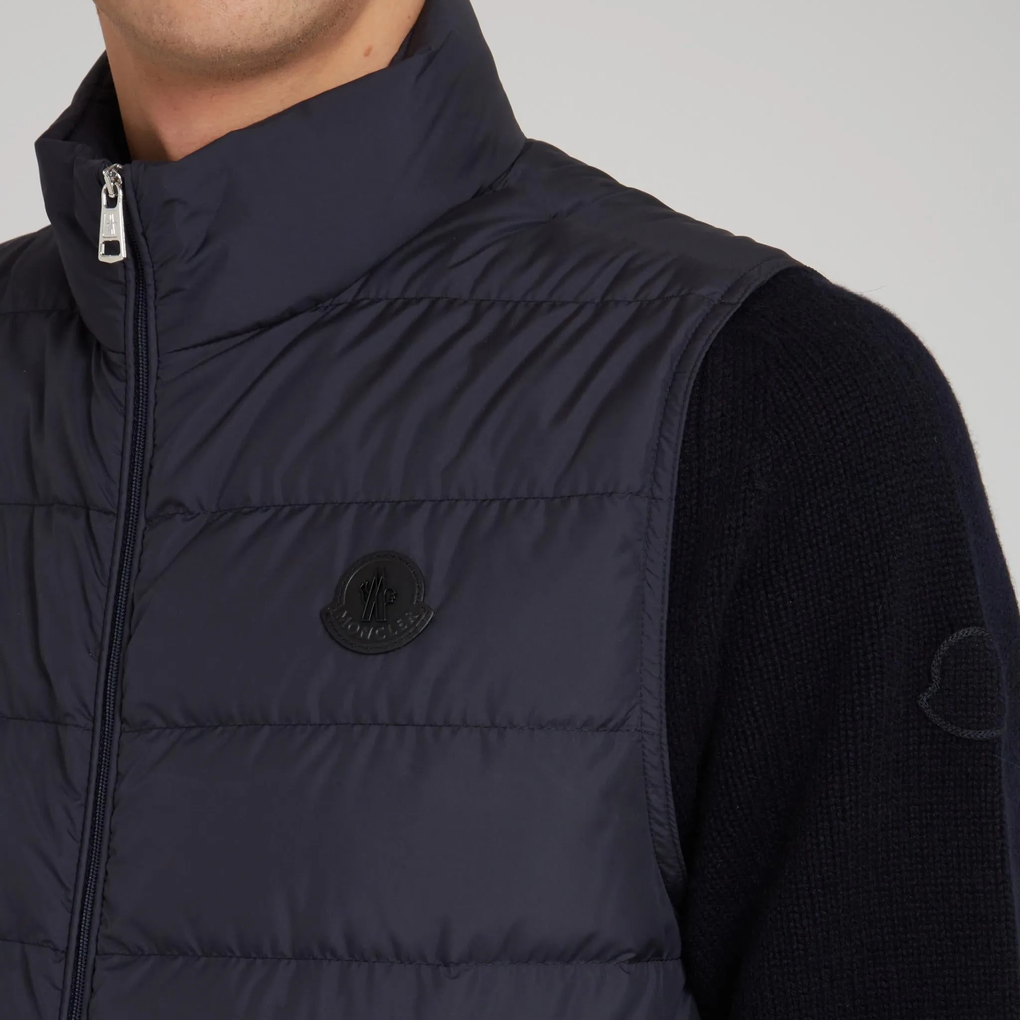 Gilet imbottito "Treompan" in tessuto blu