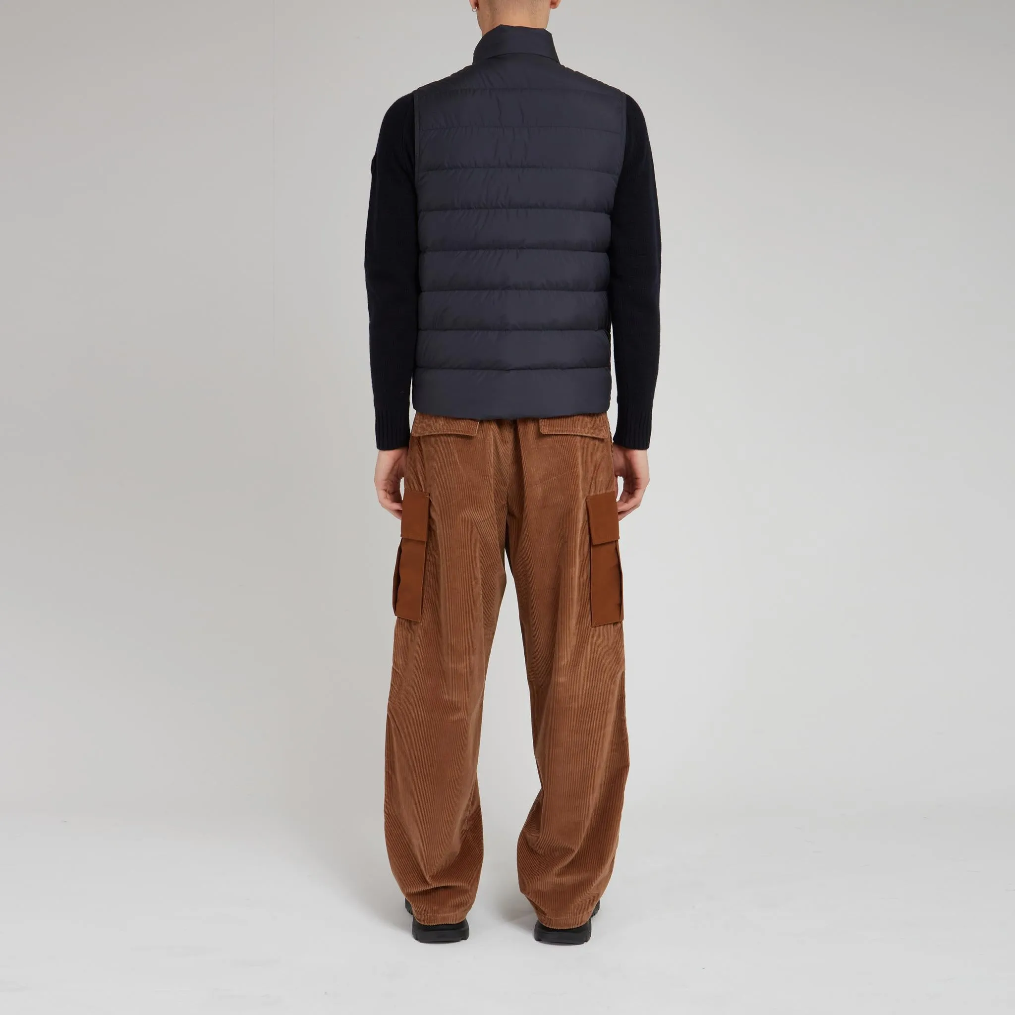 Gilet imbottito "Treompan" in tessuto blu