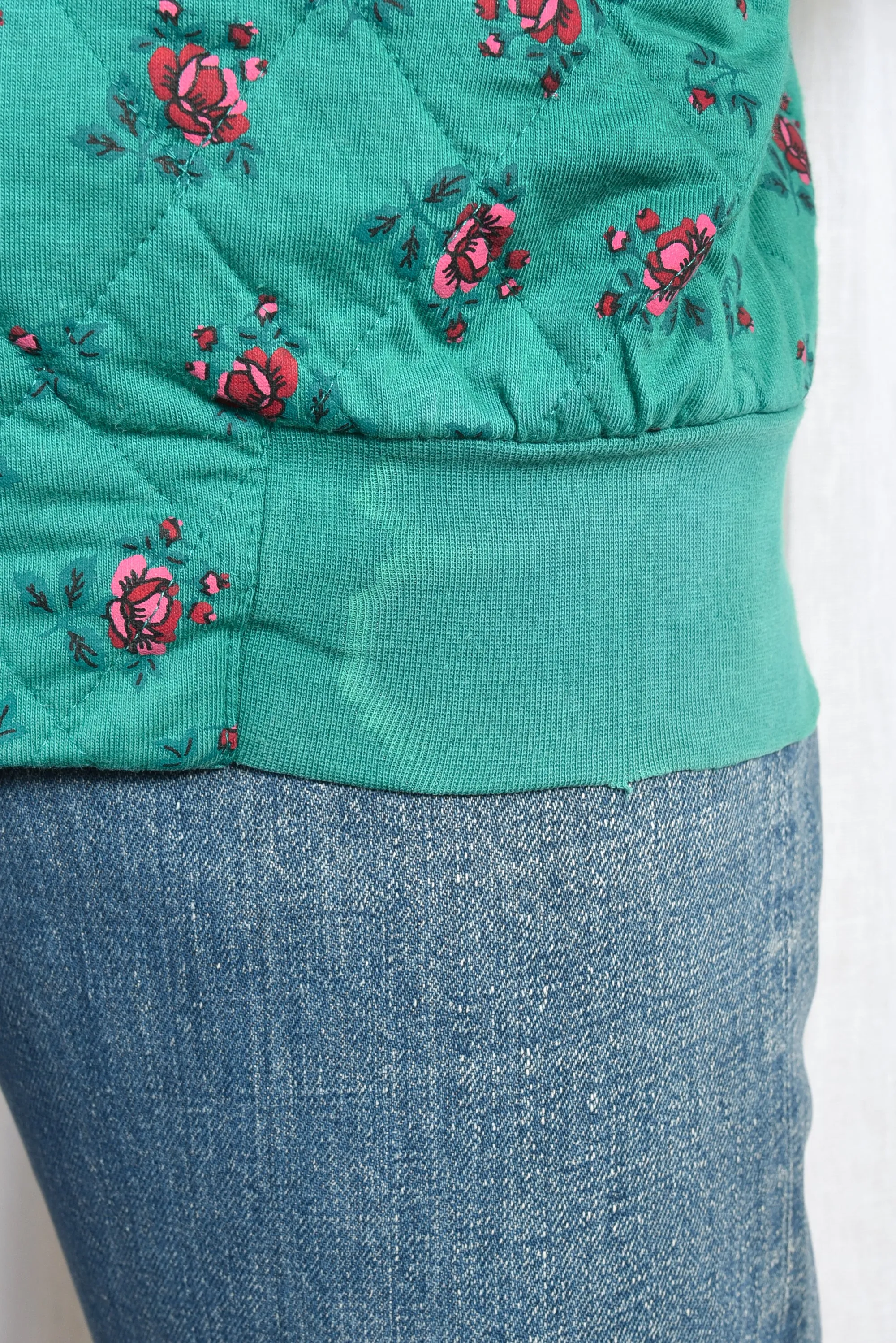 Gillie 1980s Quilted Cottage Coat