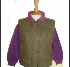 Girls Tweed waistcoat