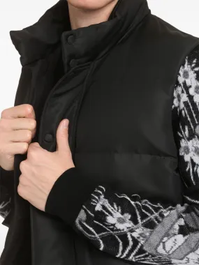 Graffiti-Print Padded Gilet
