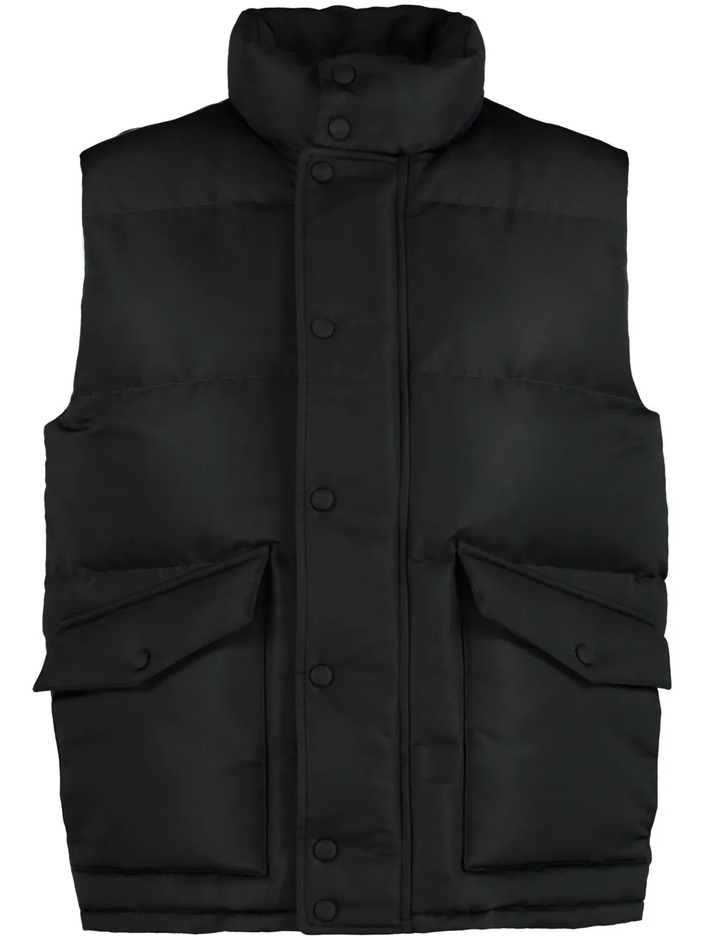 Graffiti-Print Padded Gilet