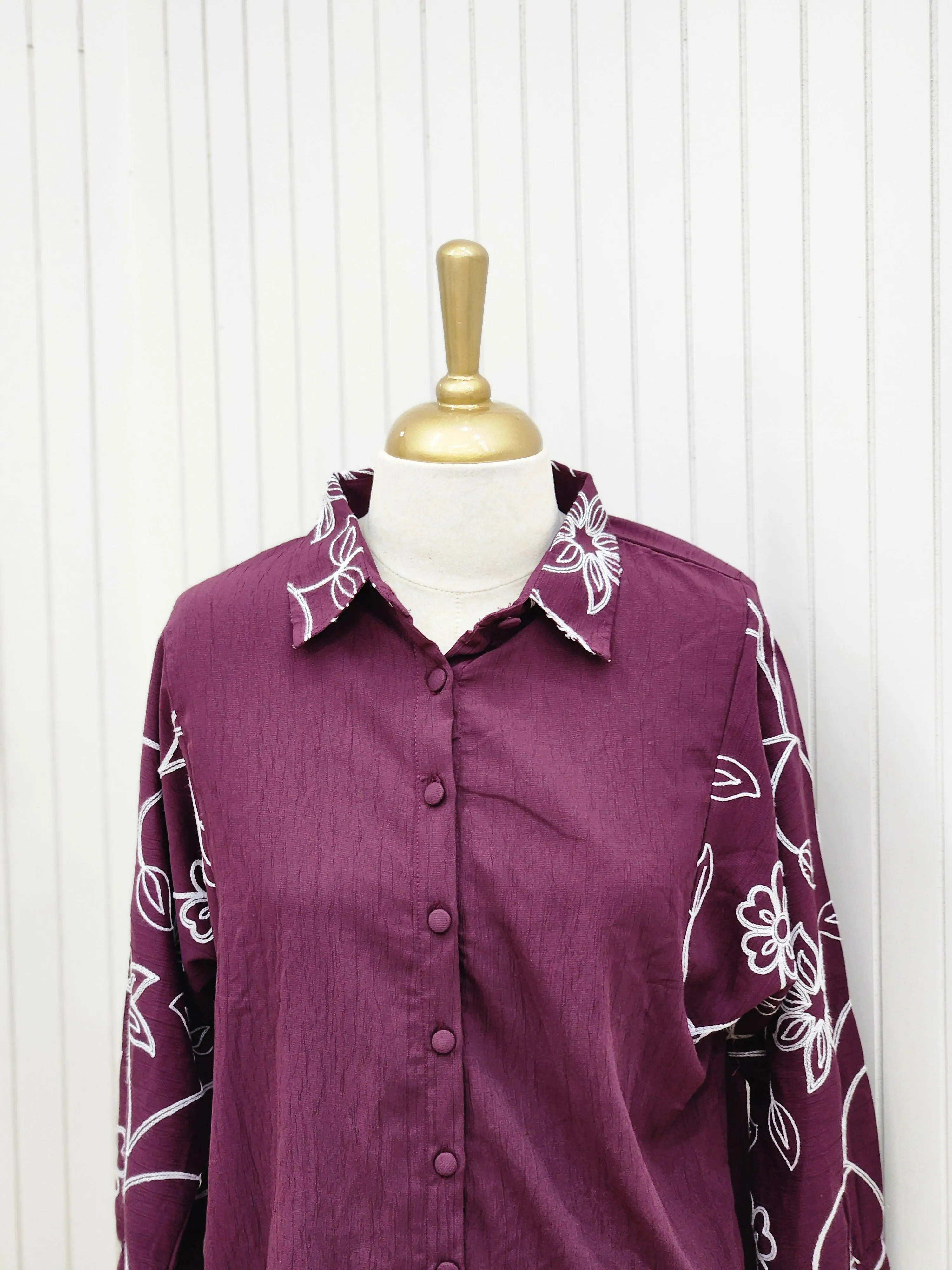 Grape shirt top