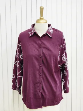 Grape shirt top