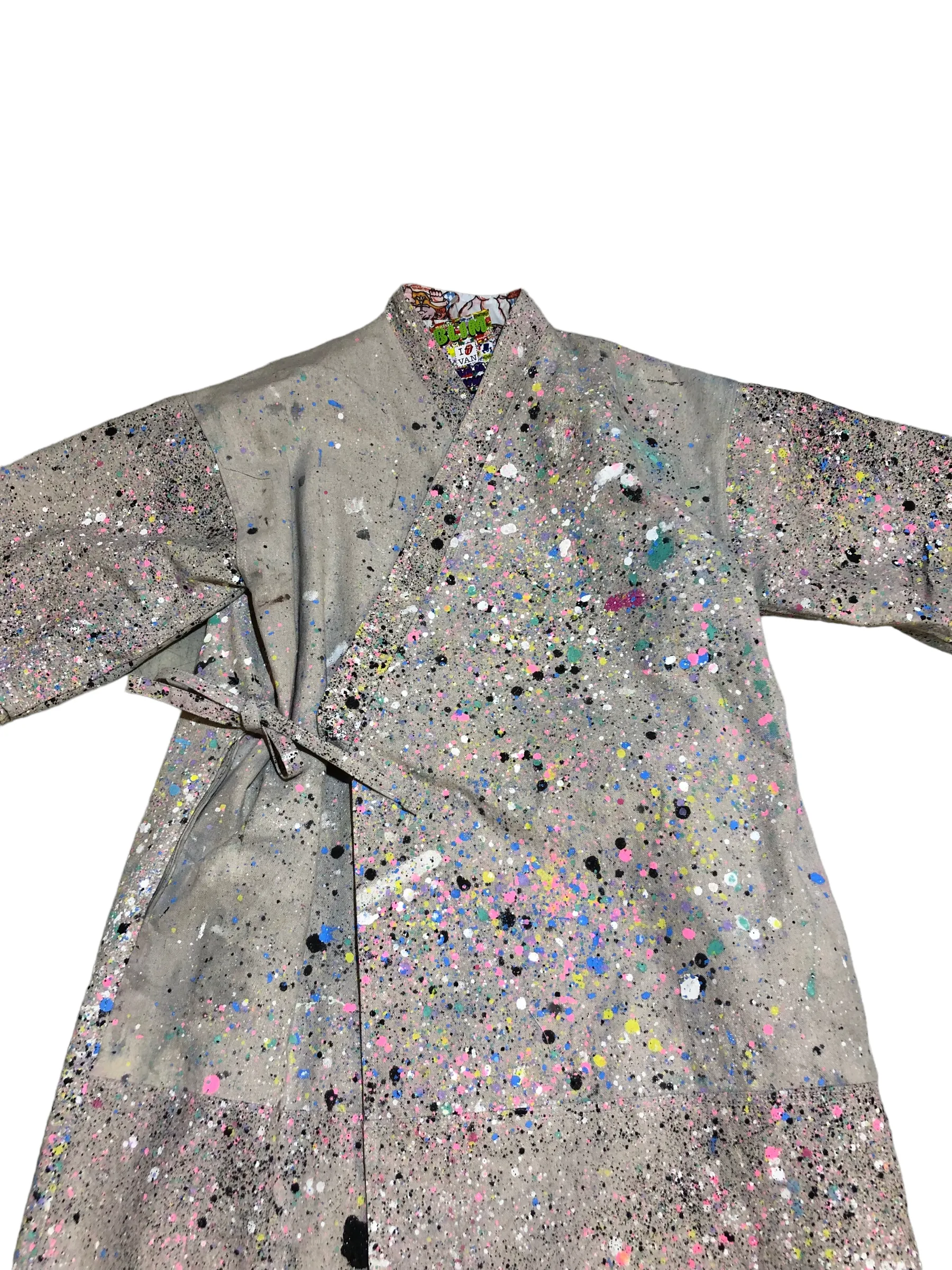 Handmade Kimono Inspired Long Coat by Blim x Tina Grant