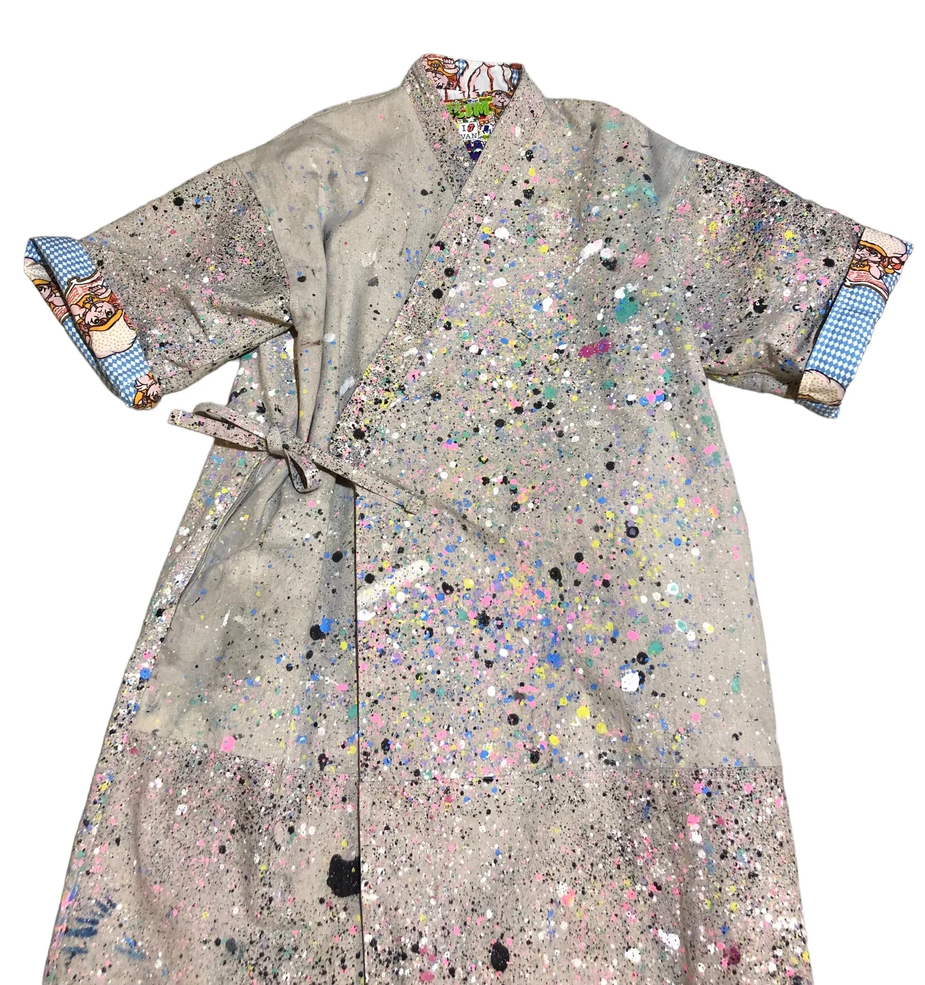 Handmade Kimono Inspired Long Coat by Blim x Tina Grant