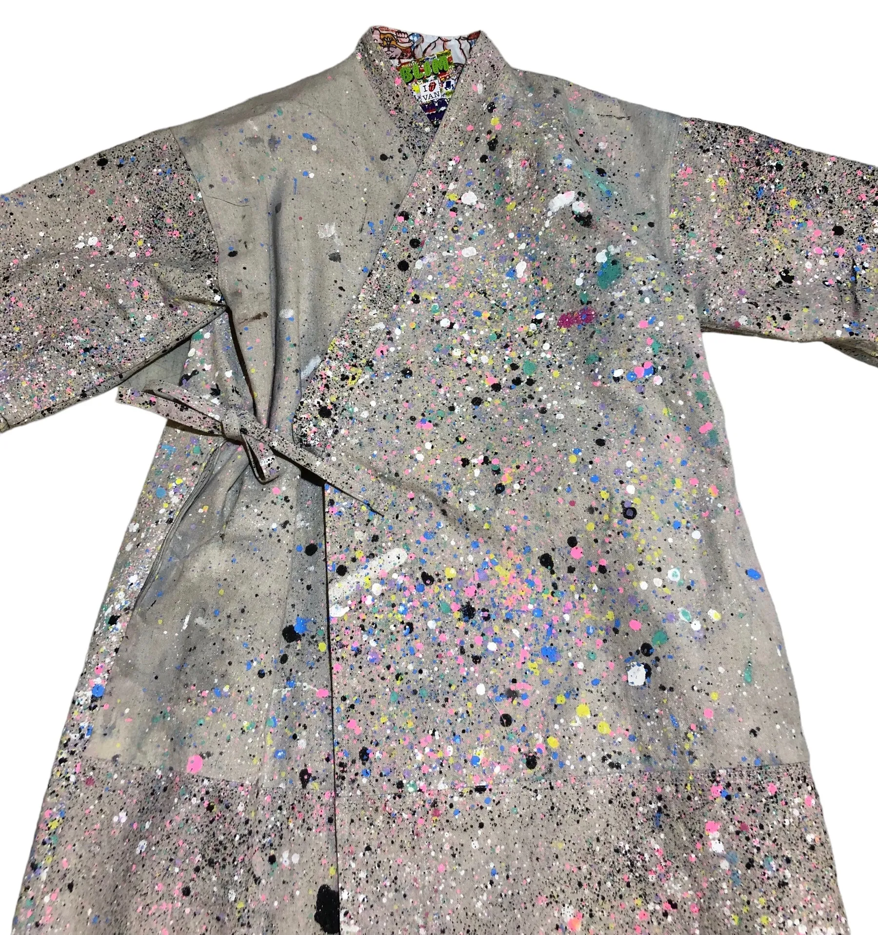 Handmade Kimono Inspired Long Coat by Blim x Tina Grant