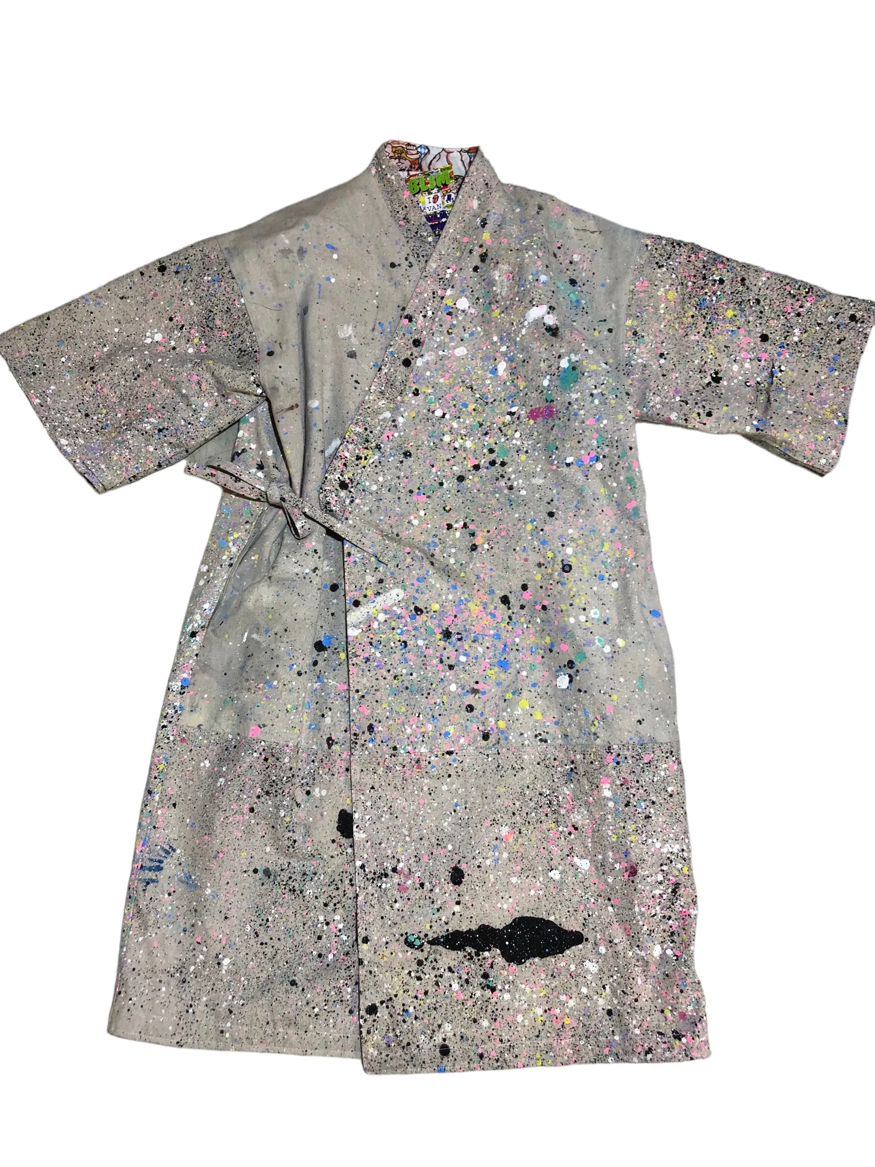 Handmade Kimono Inspired Long Coat by Blim x Tina Grant
