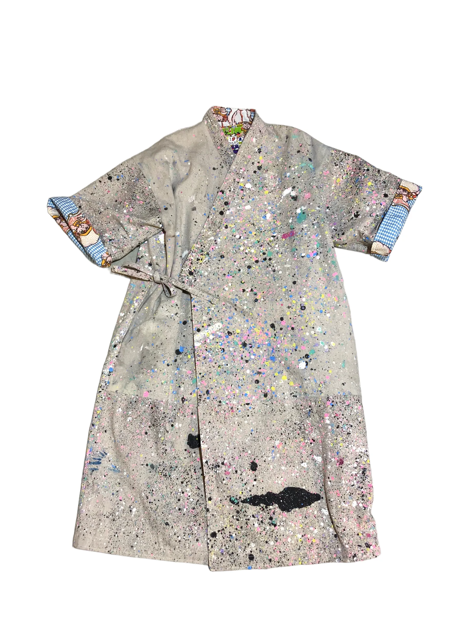 Handmade Kimono Inspired Long Coat by Blim x Tina Grant