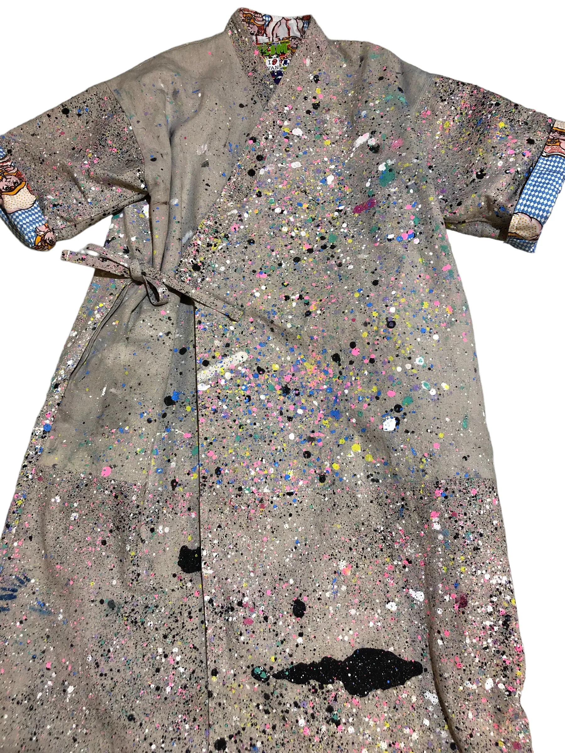 Handmade Kimono Inspired Long Coat by Blim x Tina Grant