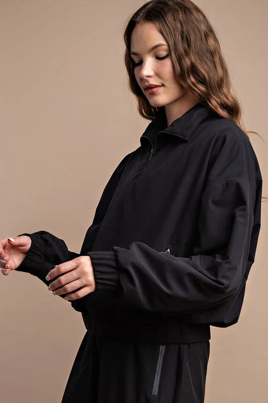 Heavy Fleece Windbreaker Pullover Jacket