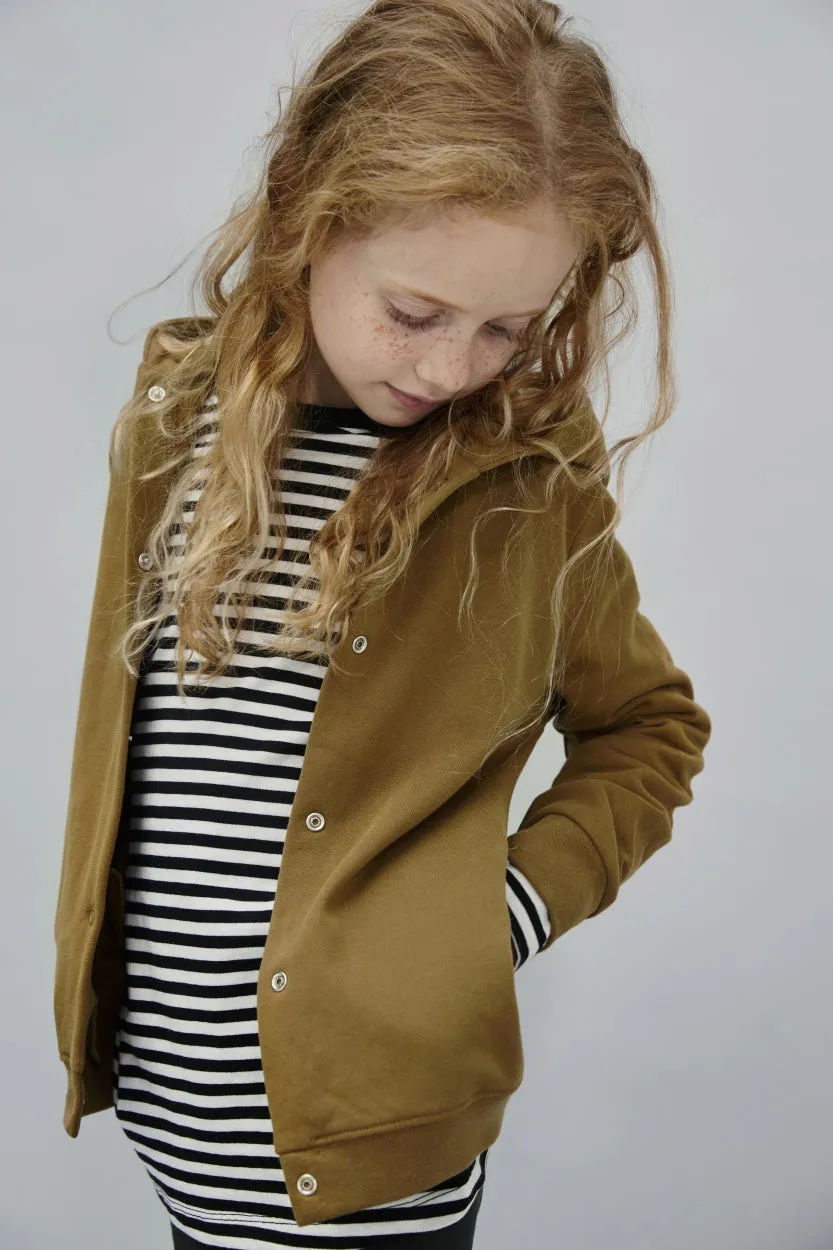 Hooded Cardigan | Peanut