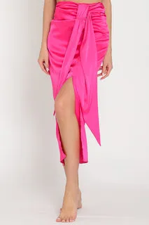 Hot Pink High Waisted Skirt