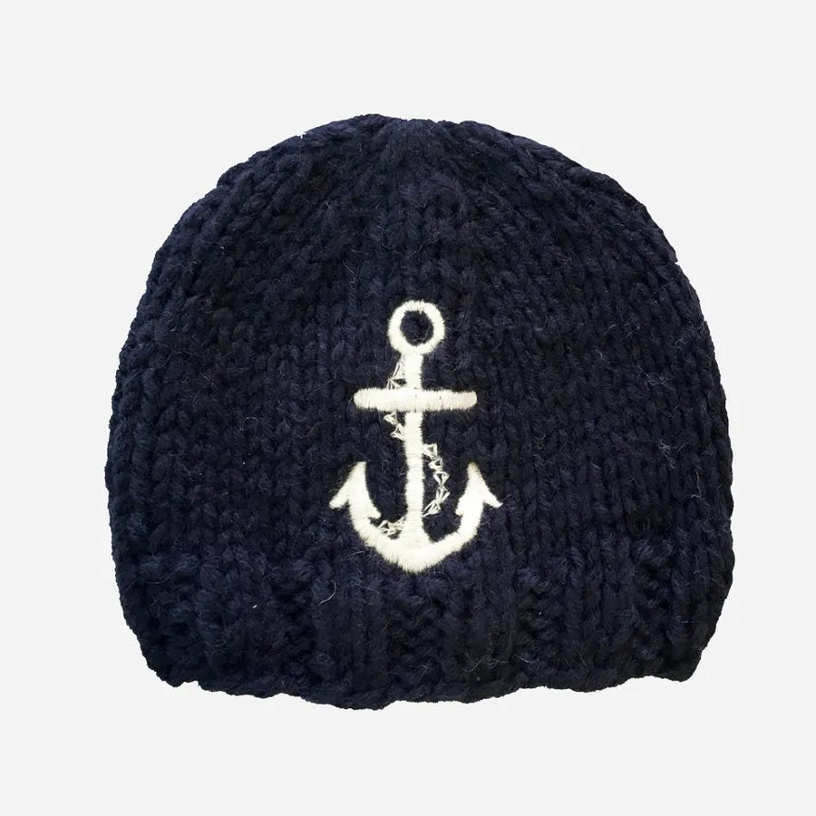 Hudson Anchor Knit Hat