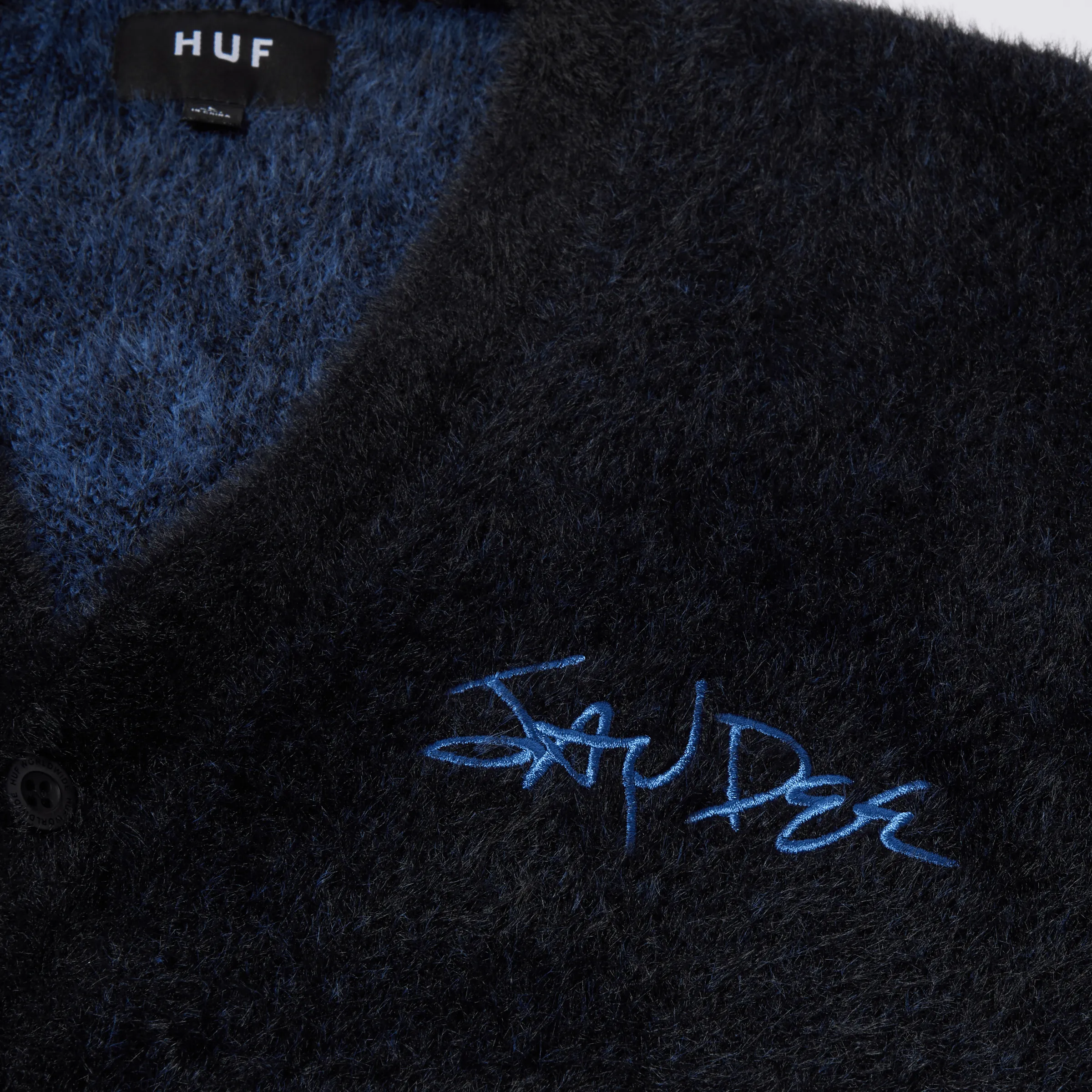 HUF x J Dilla Mohair Cardigan