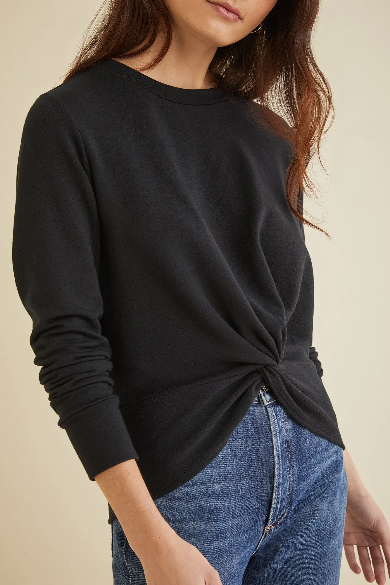 Ivana Twist Front Sweatshirt