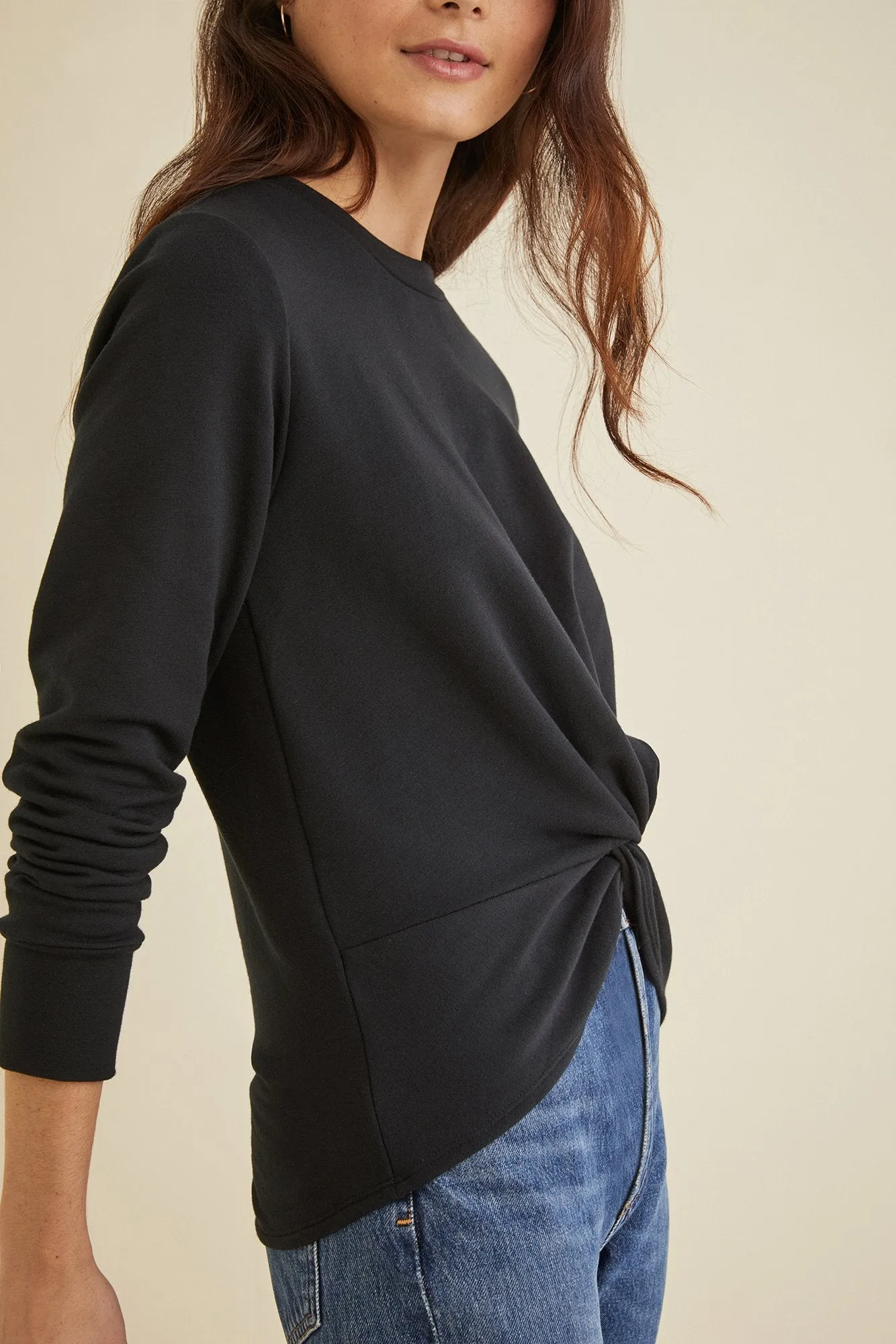 Ivana Twist Front Sweatshirt