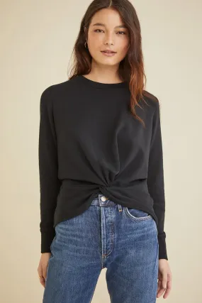 Ivana Twist Front Sweatshirt