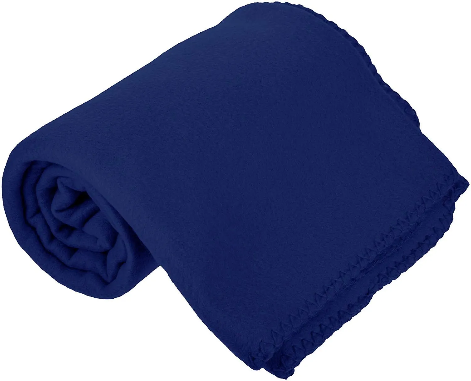 IVAZA New Soft Warm Fleece Blanket Throw Microfiber Plush Blanket for Single Bed Blue