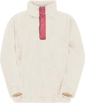 Jack Wolfskin Girls&#x27; Teen Halfzip Fleece Cotton White | Buy Jack Wolfskin Girls&#x27; Teen Halfzip Fleece Cotton White here | Outnorth