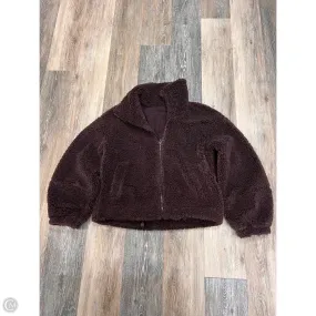 Jacket Faux Fur & Sherpa By Lululemon In Brown, Size: 4