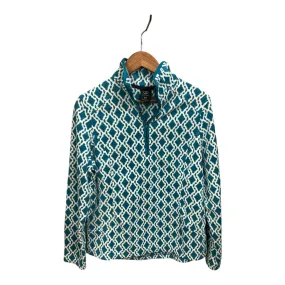 Jacket Fleece By Lands End In Blue, Size: L