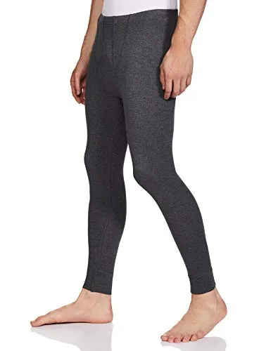 Jockey Men's Snug Fit Thermal Long Johns 2420_Charcoal Melange_S