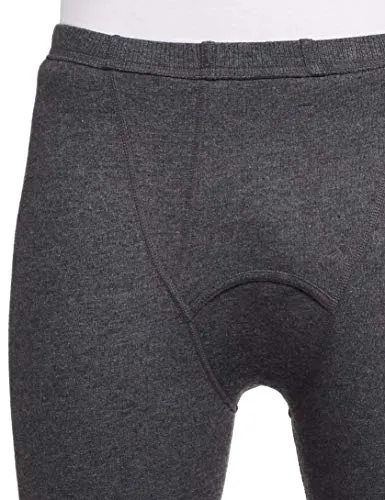 Jockey Men's Snug Fit Thermal Long Johns 2420_Charcoal Melange_S