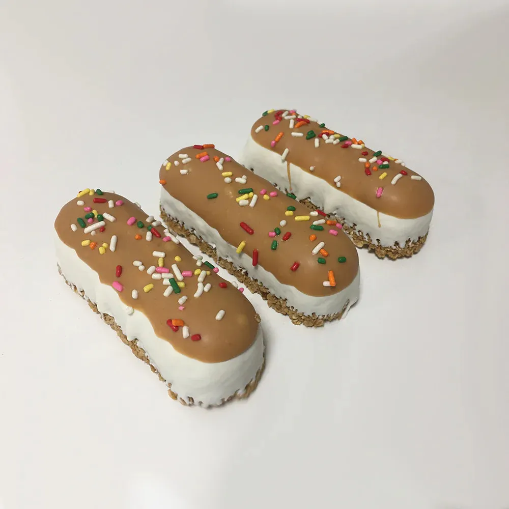 K9 Granola Long Johns Donuts for Dogs- package of 3