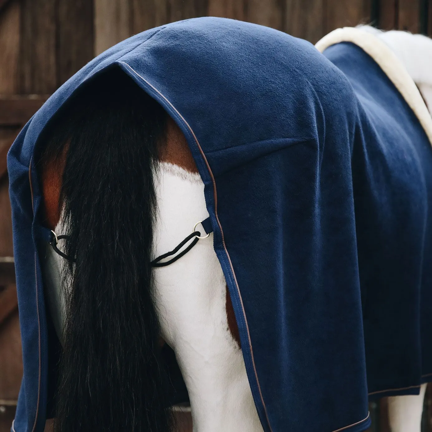 Kentucky Horsewear Heavy Fleece Show Rug - Navy