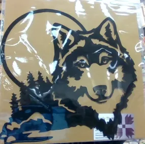 KLC - Wolf with moon - Small