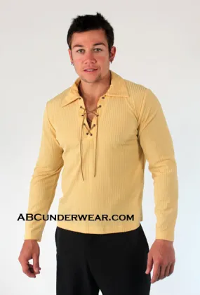 Lace-up Long Sleeve Shirt