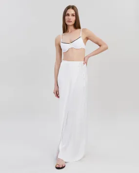 Leau Skirt Optic White