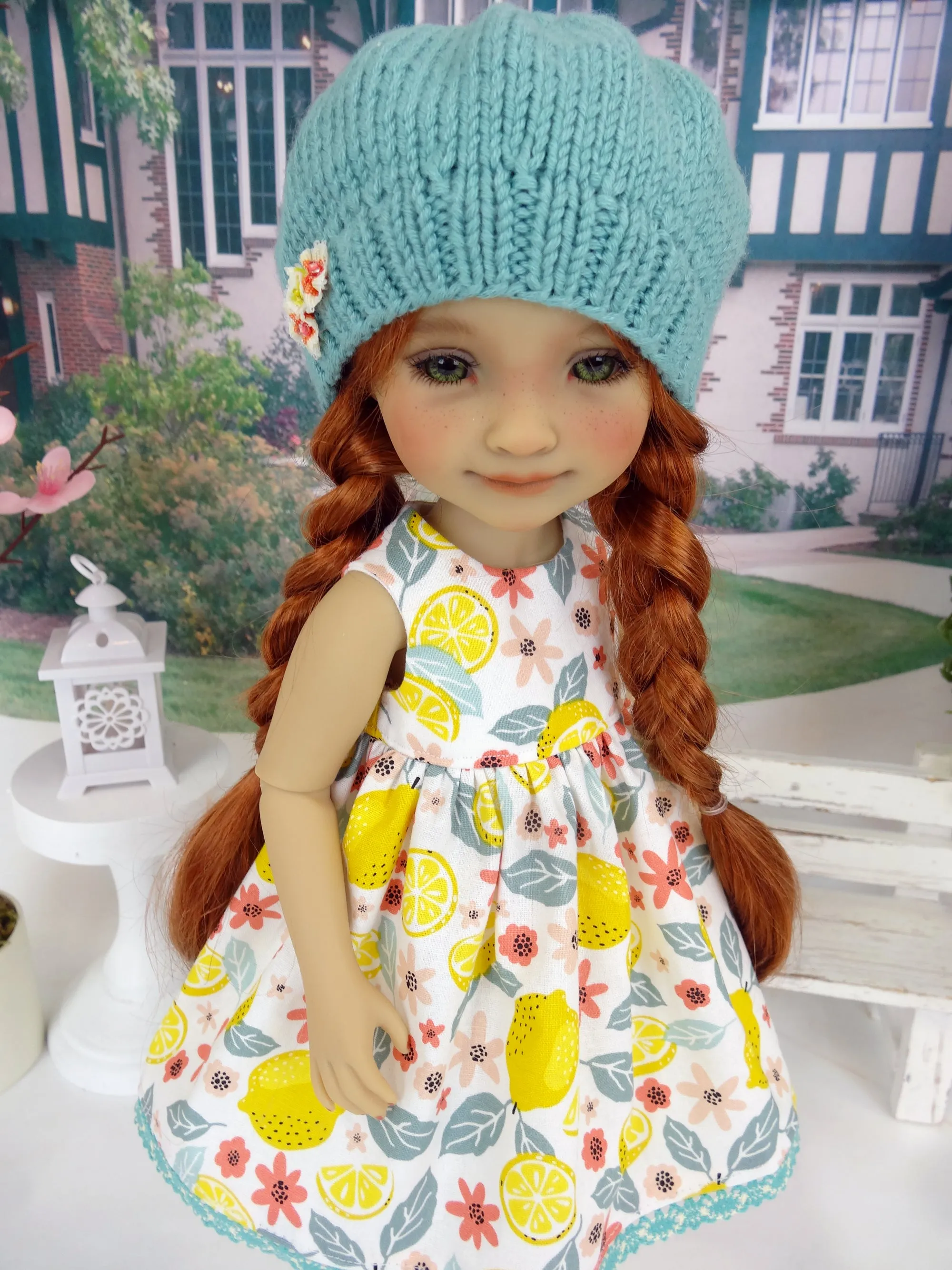 Lemon Tart - dress and sweater with shoes for Ruby Red Fashion Friends doll