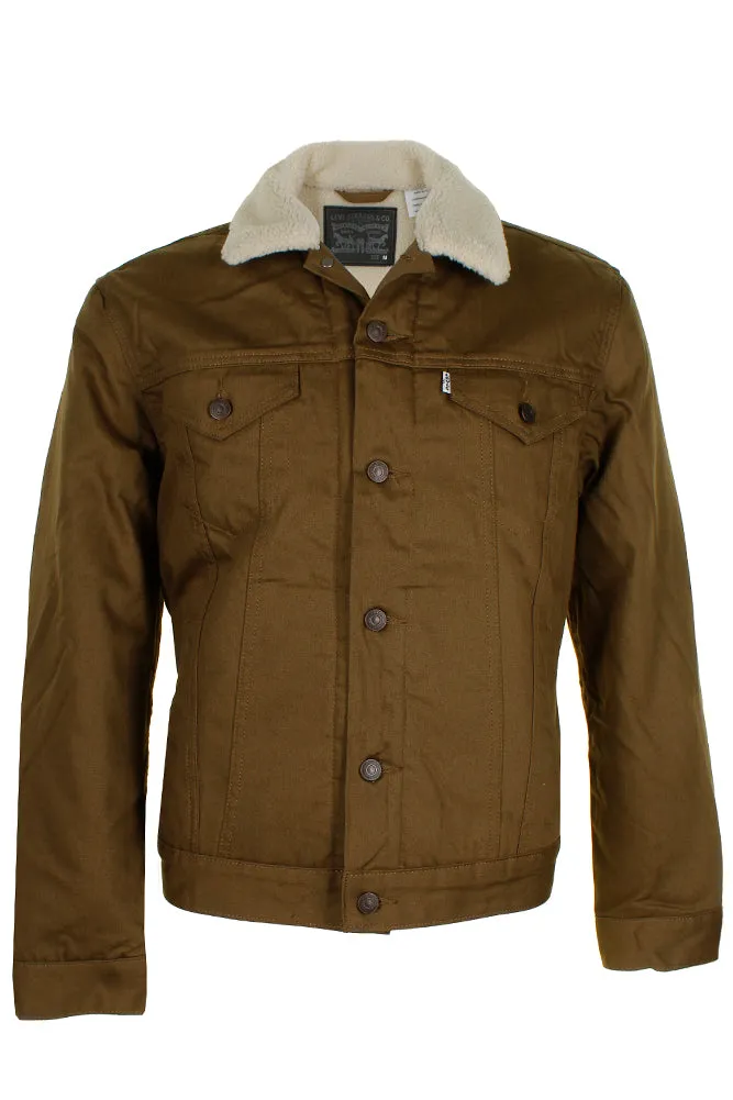 Levi's Men's Denim Sherpa Lined Trucker Jean Jacket