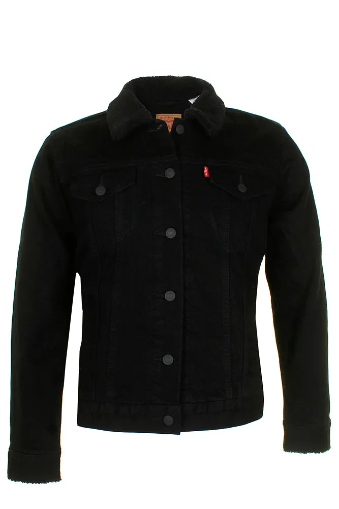 Levi's Men's Denim Sherpa Lined Trucker Jean Jacket