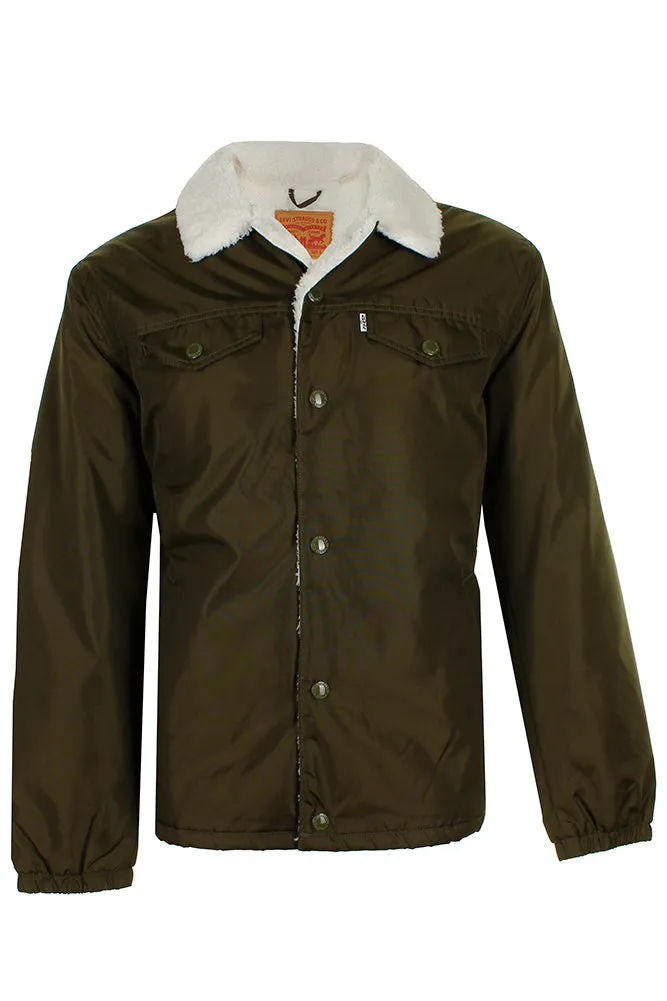 Levi's Men's Denim Sherpa Lined Trucker Jean Jacket