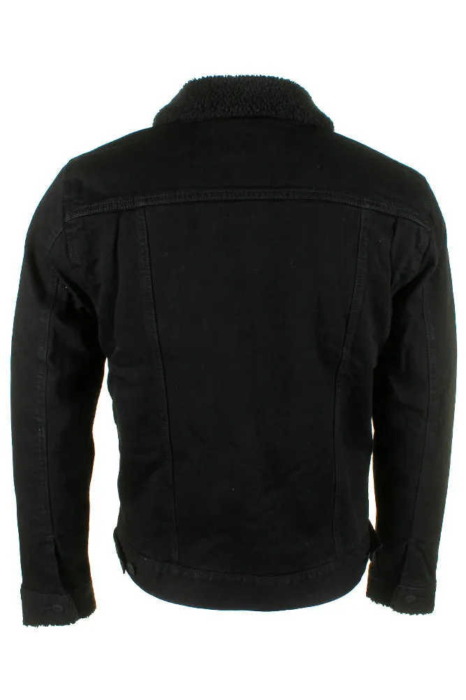 Levi's Men's Denim Sherpa Lined Trucker Jean Jacket