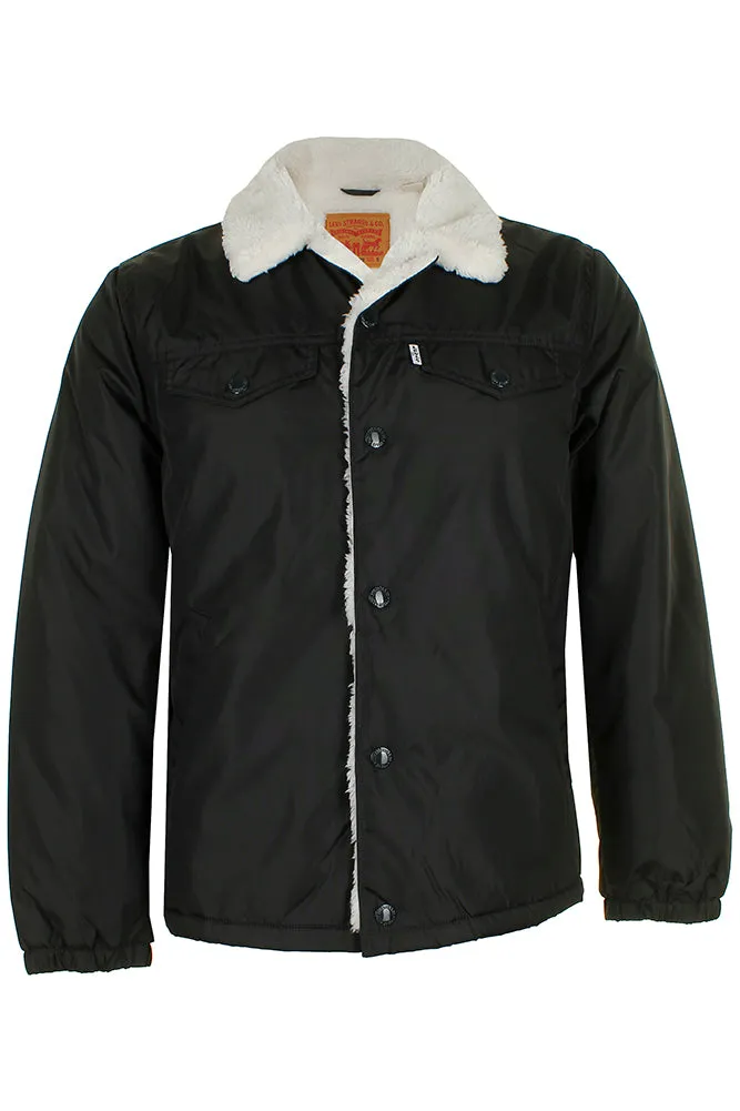 Levi's Men's Denim Sherpa Lined Trucker Jean Jacket