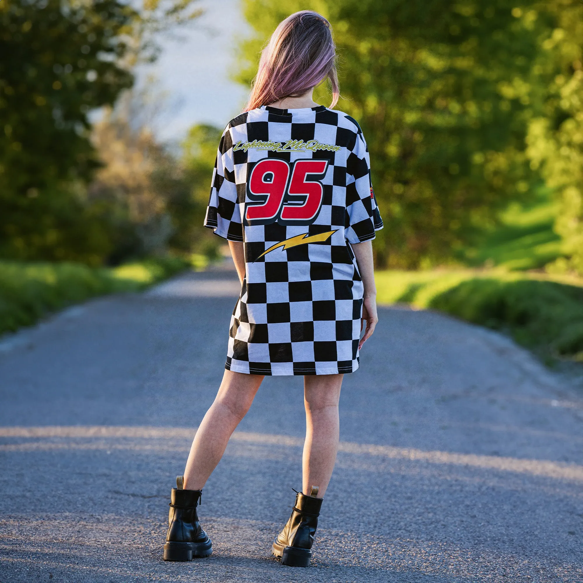 Lightning McQueen Crew T-Shirt Dress
