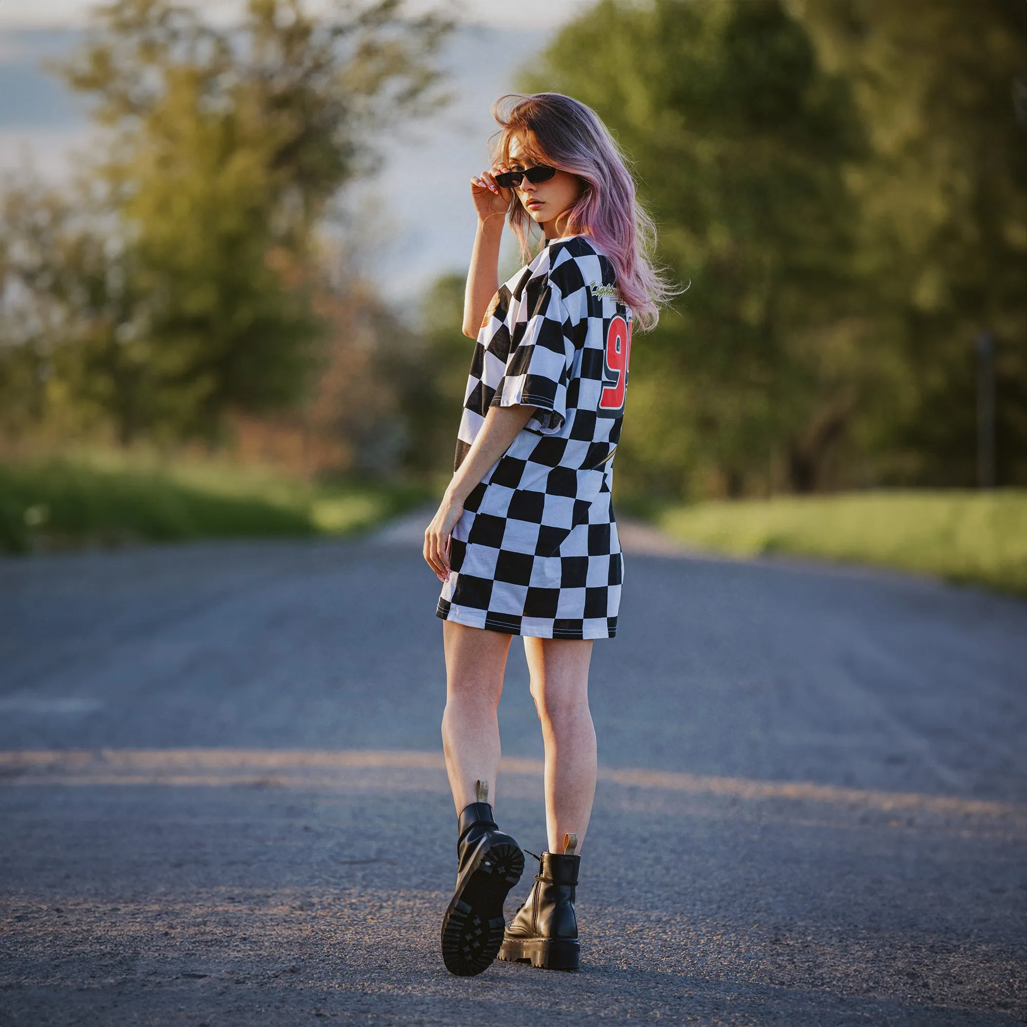 Lightning McQueen Crew T-Shirt Dress