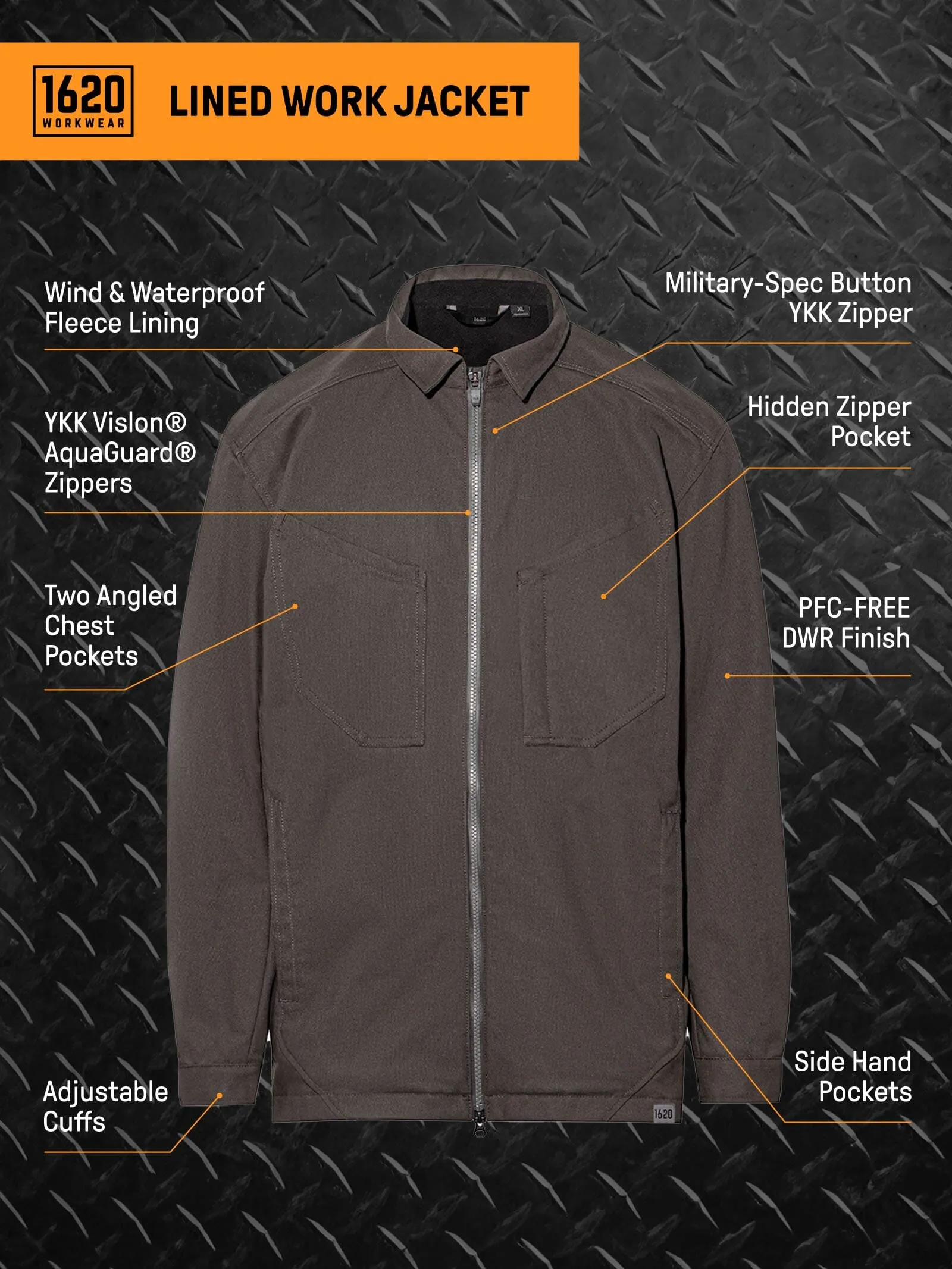 Lined Work Jacket