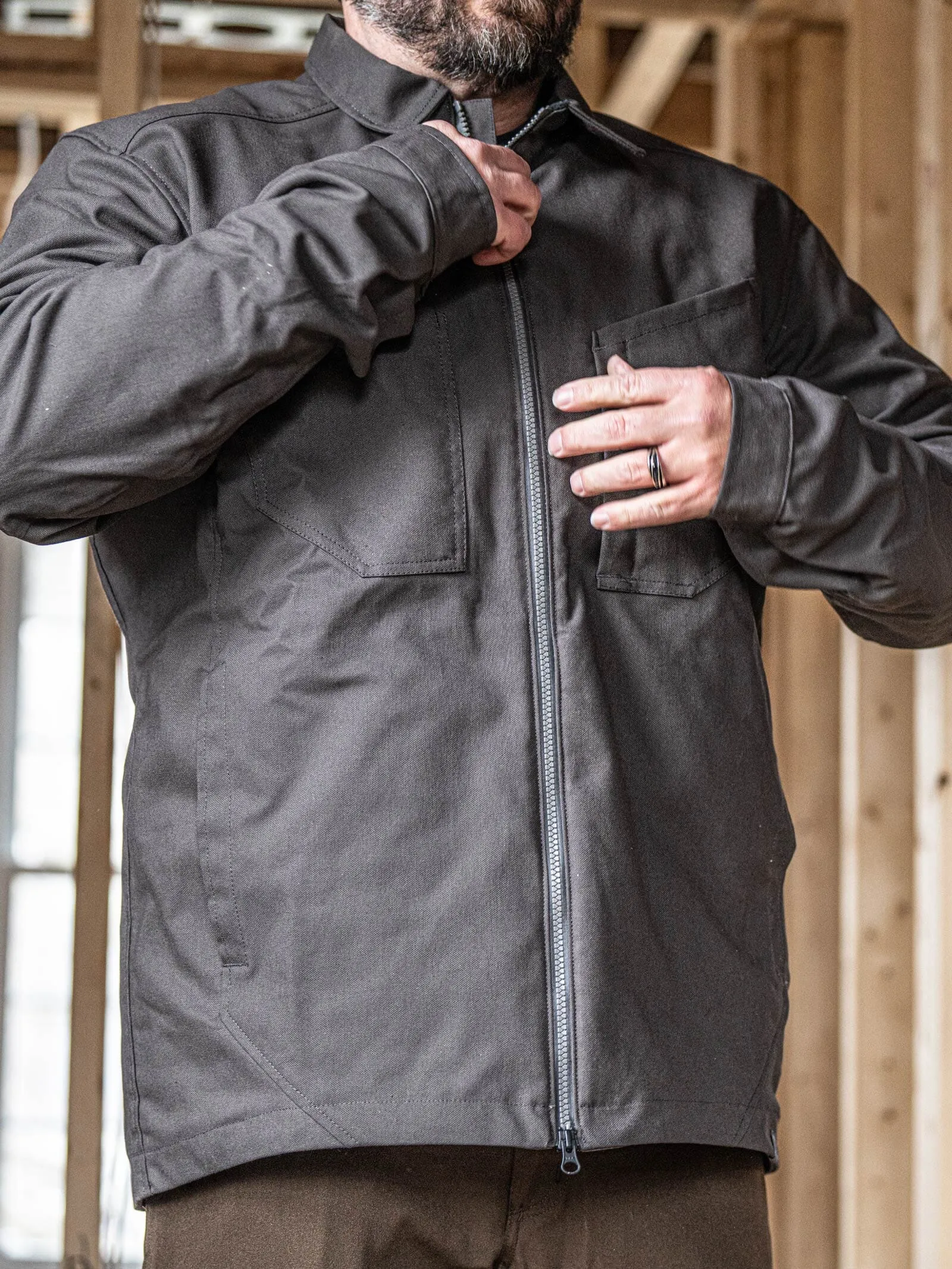 Lined Work Jacket