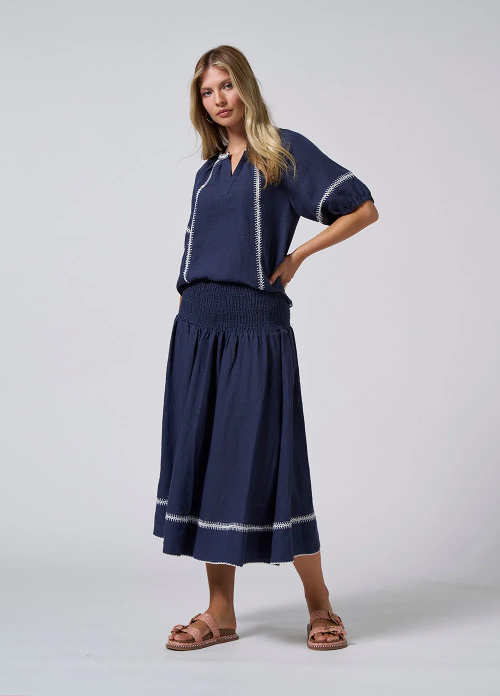 Loobies Story Varena Skirt - Indigo