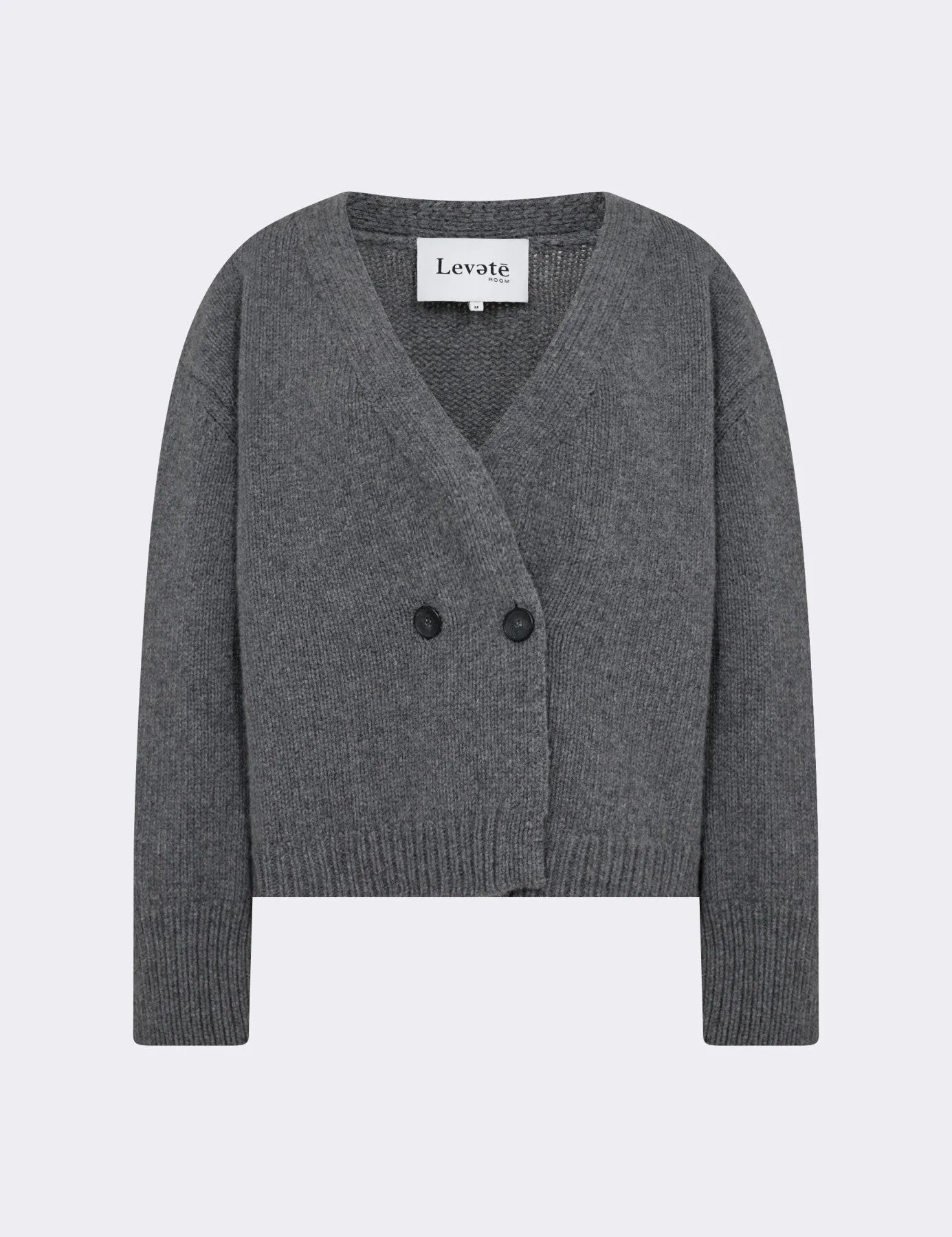 LR-PERLE 6 Cardigan Dark grey