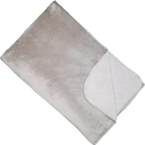 Luxury Fleece Throw - Silver