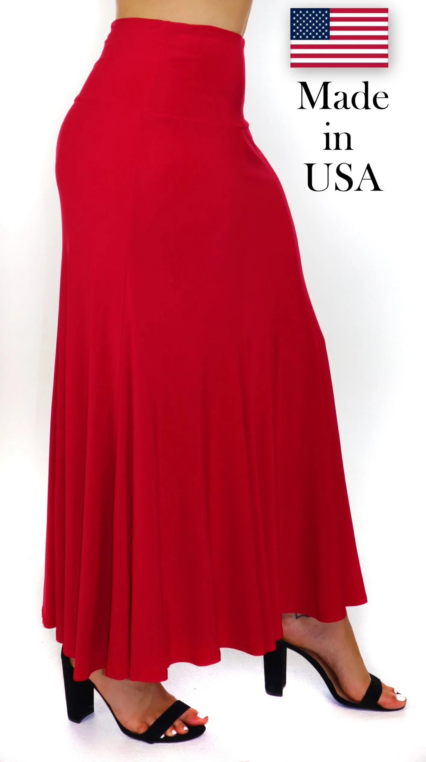 Made in USA, Panelled Skirt, Swirl Skirt, Plus size Skirt, A line Skirt, Designer Skirt, High end Skirt,Versatile Skirt. M,L,XL,1XL,2XL,3XL