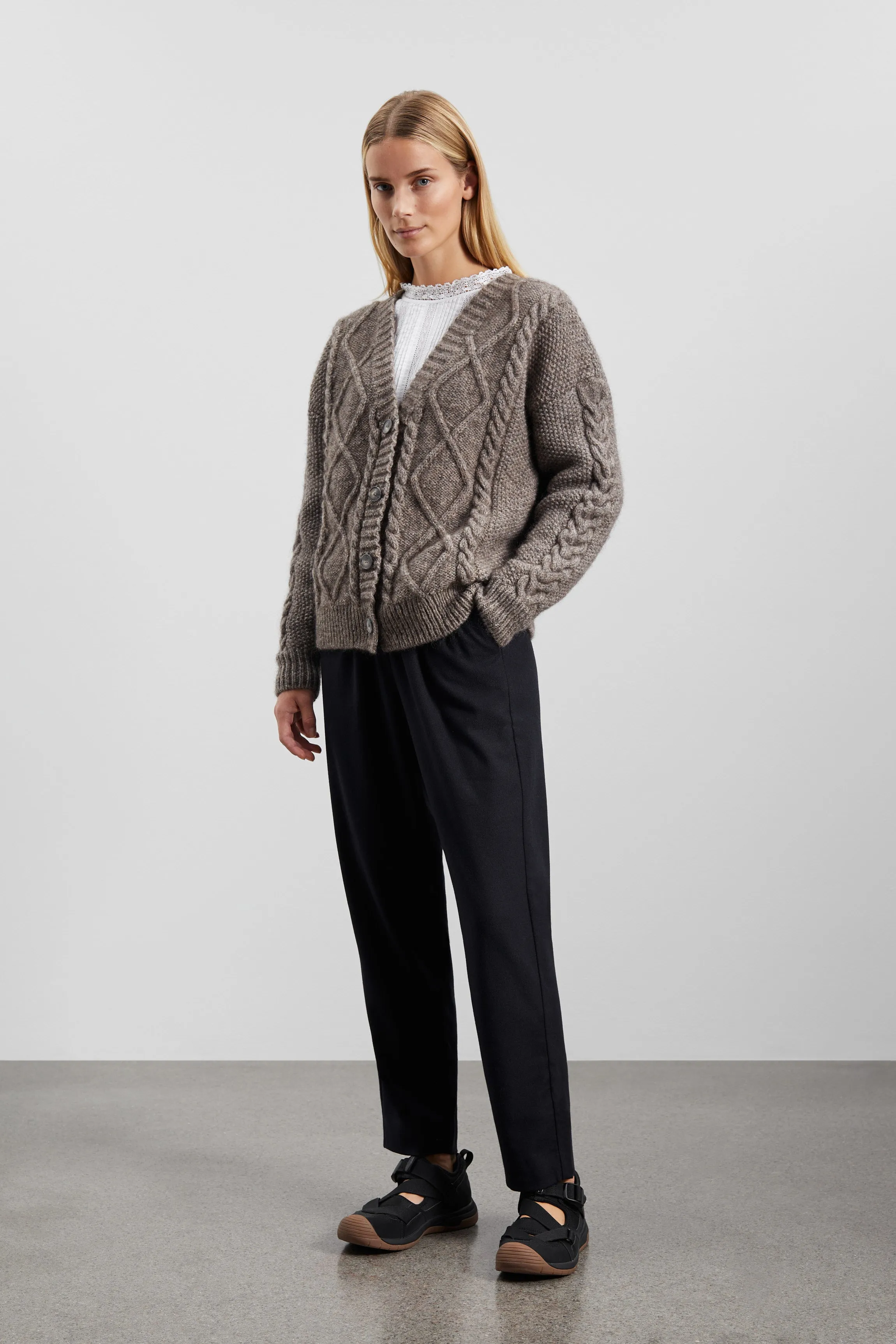 Magda cardigan - Light brown